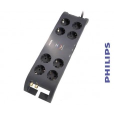 Philips SPN 4085B 8'li Akım Korumalı Priz Philips SPN 4085B 8'li Akım Korumalı Priz