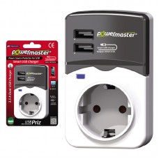 Powermaster USB'li Akım Korumalı Priz Powermaster USB'li Akım Korumalı Priz