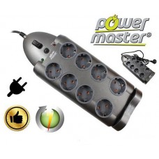 Powermaster GMX800H 8'li Akım Korumalı Priz Powermaster GMX800H 8'li Akım Korumalı Priz